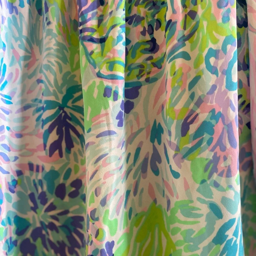 Lilly Pulitzer off the shoulder Maryellen top Shell of a party blouse